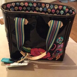 Consulate Classic Tote, Poppy Black